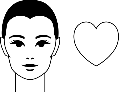Rostro corazón